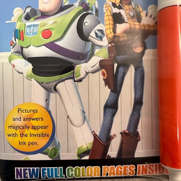 Lee Publ. Disney Pixar "Toy Story" Inv. Ink + 2in1 Magic Pen Invisible Ink - Picture 7 of 9
